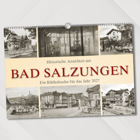 Historische Ansichten aus Bad Salzungen – Ein Bildkalender für das Jahr 2027 – Titelseite