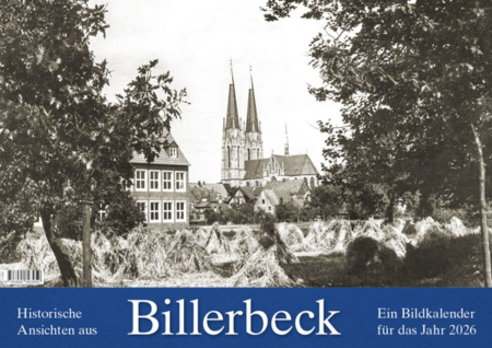 Historische Ansichten aus Billerbeck – Ein Bildkalender für das Jahr 2026 – Titelseite