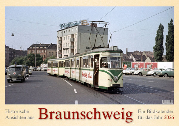 Historische Ansichten aus Braunschweig – Ein Bildkalender für das Jahr 2026 – Titelseite