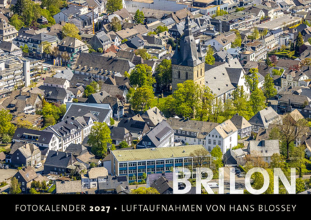 Brilon – Fotokalender 2027 – Luftaufnahmen von Hans Blossey – Titelseite