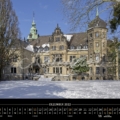 Dezember-Blatt des Kalenders Bückeburg 2022, Palais Bückeburg, Foto: Rolf Fischer