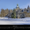 Februar-Blatt des Kalenders Bückeburg 2022, Schloss Bückeburg, Foto: Rolf Fischer
