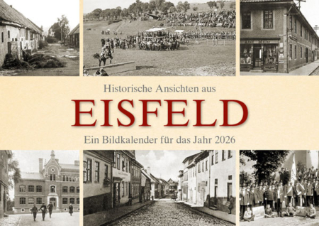 Historische Ansichten aus Eisfeld – Ein Bildkalender für das Jahr 2026 – Titelseite