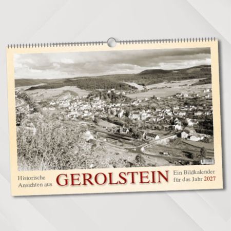 Historische Ansichten aus Gerolstein – Ein Bildkalender für das Jahr 2027 – Titelseite