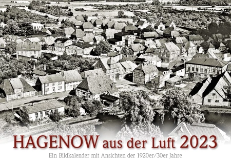 Hagenow aus der Luft 2023 – Ein Bildkalender mit Ansichten der 1920er/30er Jahre – Titelseite