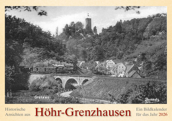 Historische Ansichten aus Höhr-Grenzhausen – Ein Bildkalender für das Jahr 2026 – Titelseite