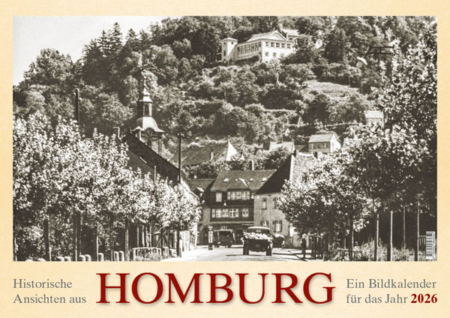 Historische Ansichten aus Homburg – Ein Bildkalender für das Jahr 2026 – Titelseite