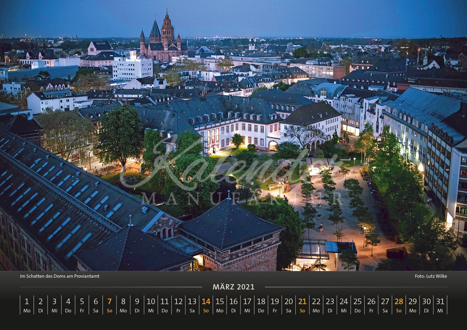 Mainz 2021 - Kalender Manufaktur