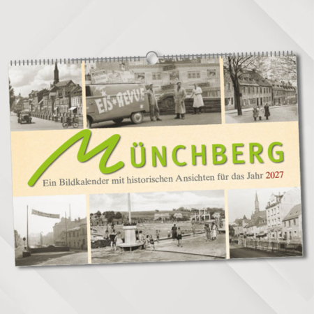 Münchberg – Ein Bildkalender mit historischen Ansichten für das Jahr 2027 – Titelseite