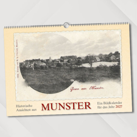 Historische Ansichten aus Munster – Ein Bildkalender für das Jahr 2027 – Titelseite