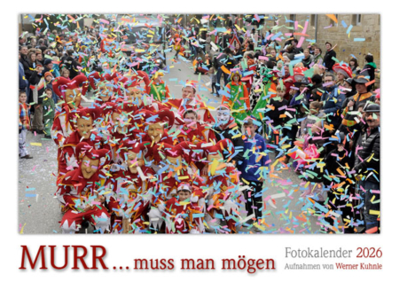 Murr … muss man mögen – Fotokalender 2026 – Aufnahmen von Werner Kuhnle – Titelseite