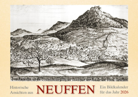 Historische Ansichten aus Neuffen – Ein Bildkalender für das Jahr 2026 – Titelseite