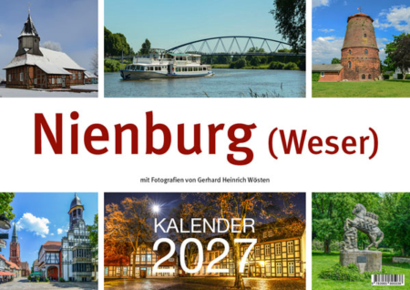 Nienburg (Weser) 2027 – mit Fotografien von Gerhard Heinrich Wösten – Titelseite