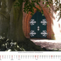 Alte Buche und Kirchentür der Nikolaikirche, Papenburg-Untenende – Papenburg 2027