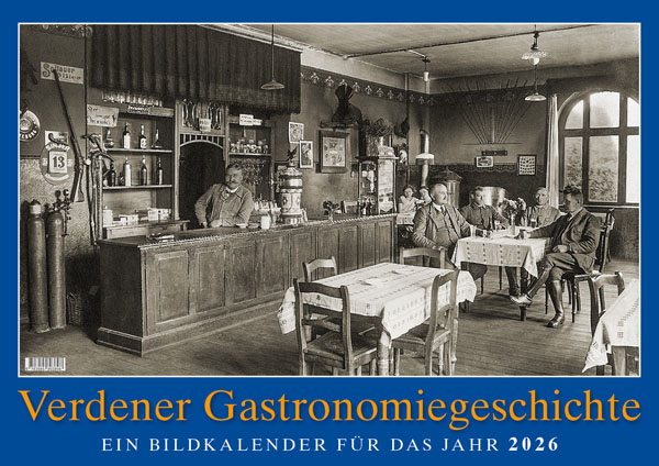 Verdener Gastronomiegeschichte – Ein Bildkalender für das Jahr 2026 – Titelseite