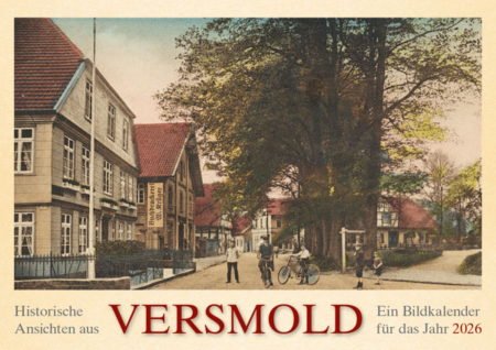 Historische Ansichten aus Versmold – Ein Bildkalender für das Jahr 2026 – Titelseite