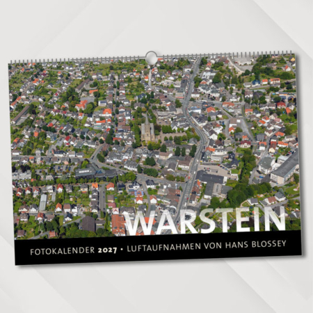 Warstein – Fotokalender 2027 – Luftaufnahmen von Hans Blossey – Titelseite